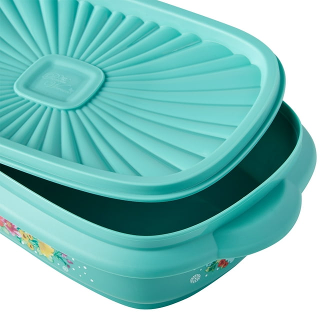 Plastic Food Storage Container Variety Set, Breezy Blossom 20 Piece Plastic Food Storage Container Variety Set, Breezy Blossom 20 Piece